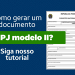 Saiba como gerar um documento CNPJ modelo II